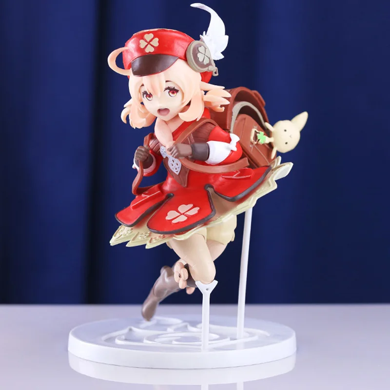 

25cm Genshin Impact Running Klee Anime Figure Model Toy Game Pvc Statue Toys Figurine Room Ornament Birthday Gifts For Children