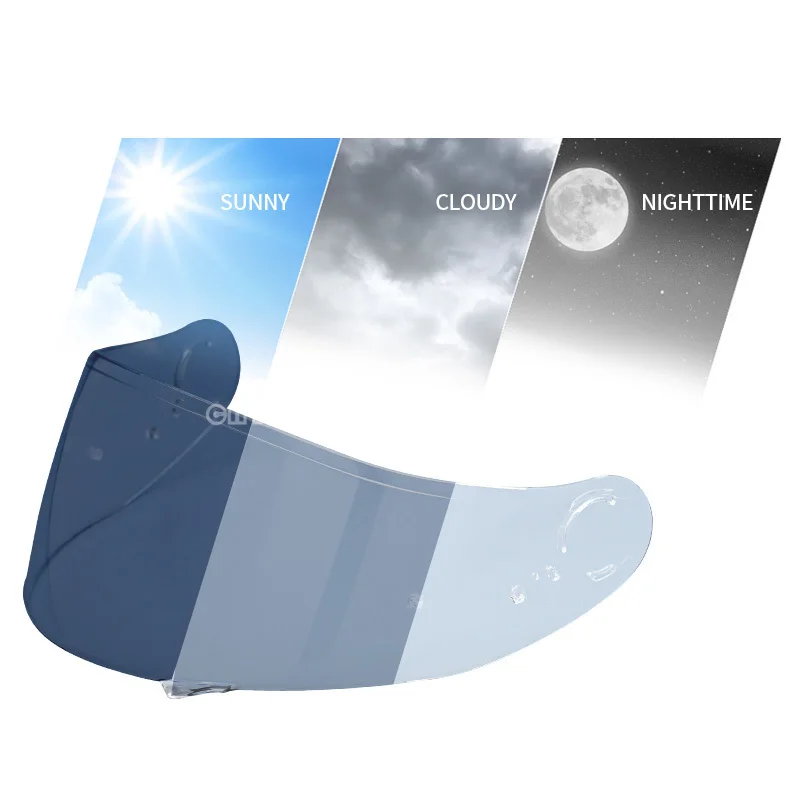 

Чехол для линз с фотохромным козырьком для Shoei GT-Air Gt Air2 Neotec CNS-1 CNS1 TC-5 TC-9, линза ночного видения для шлема