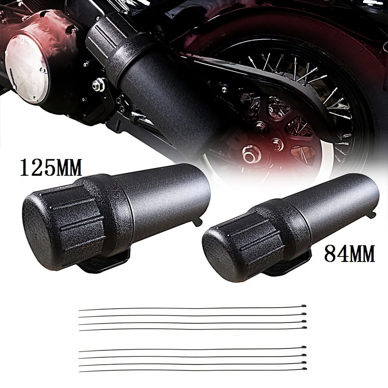 

Universal Off-Road Motorcycle Accessories Waterproof Tool Tube Gloves Raincoat Storage Box