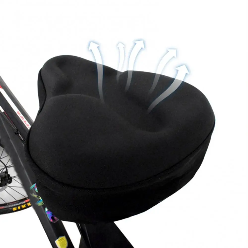 

Силиконовая подушка для седла велосипеда, чехол для седла велосипеда, мягкая удобная большая широкая Накладка для велосипеда