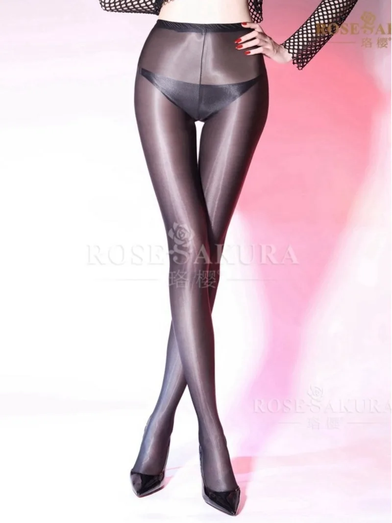 Брюки с высоким блеском шелковистые эластичные плотные однотонные гладкие