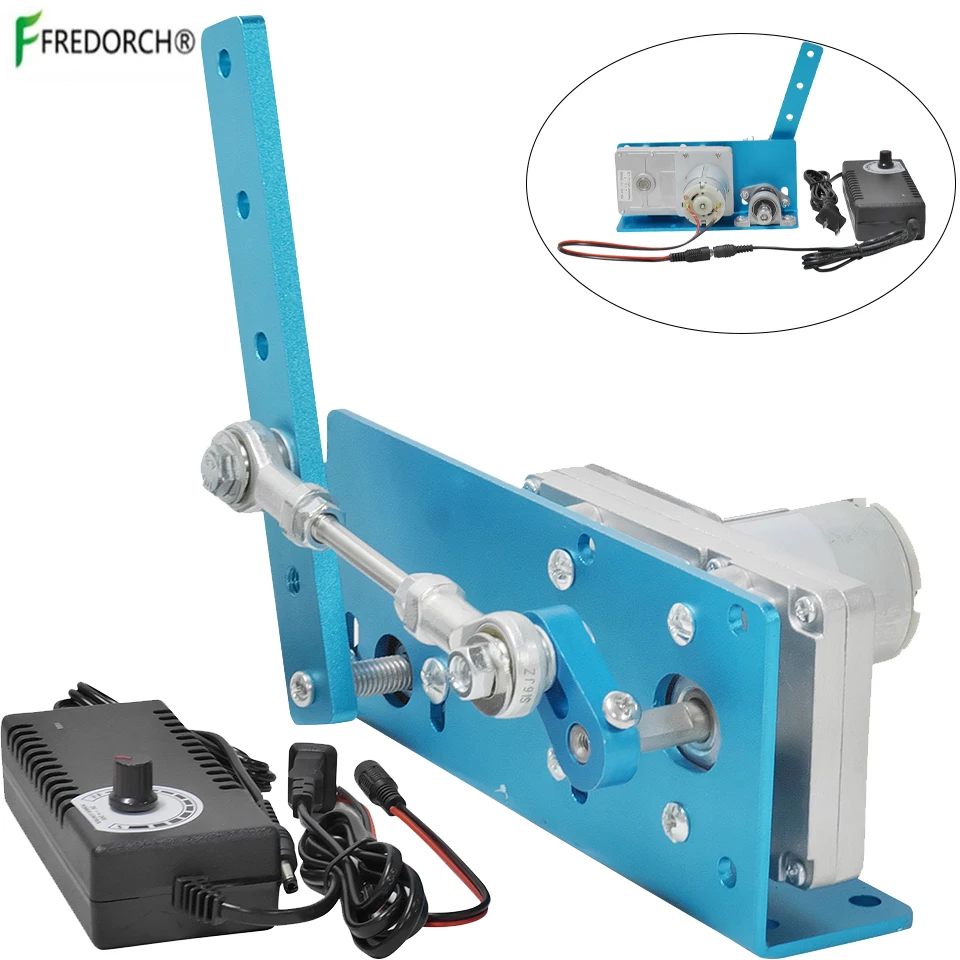 Самодельный поворотный привод с возвратно-поступательным движением и адаптером