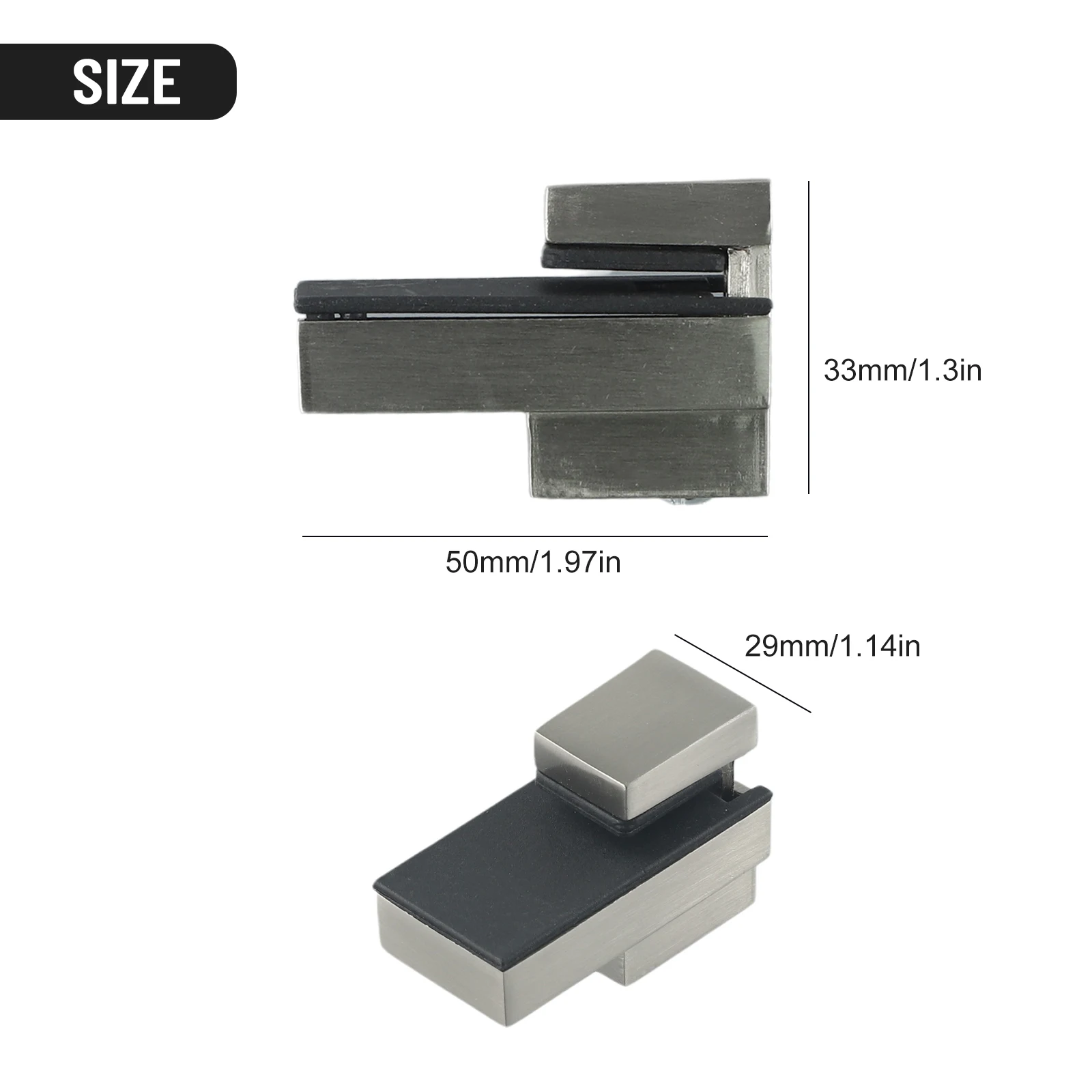 2 шт. антикоррозийные зажимы для стелек 3-16 мм