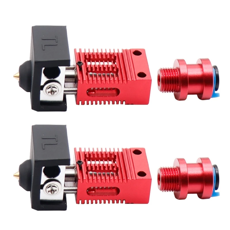 

New Red/Blue Hotend Assembled Full Extruder Kit High Temperature Resiatant