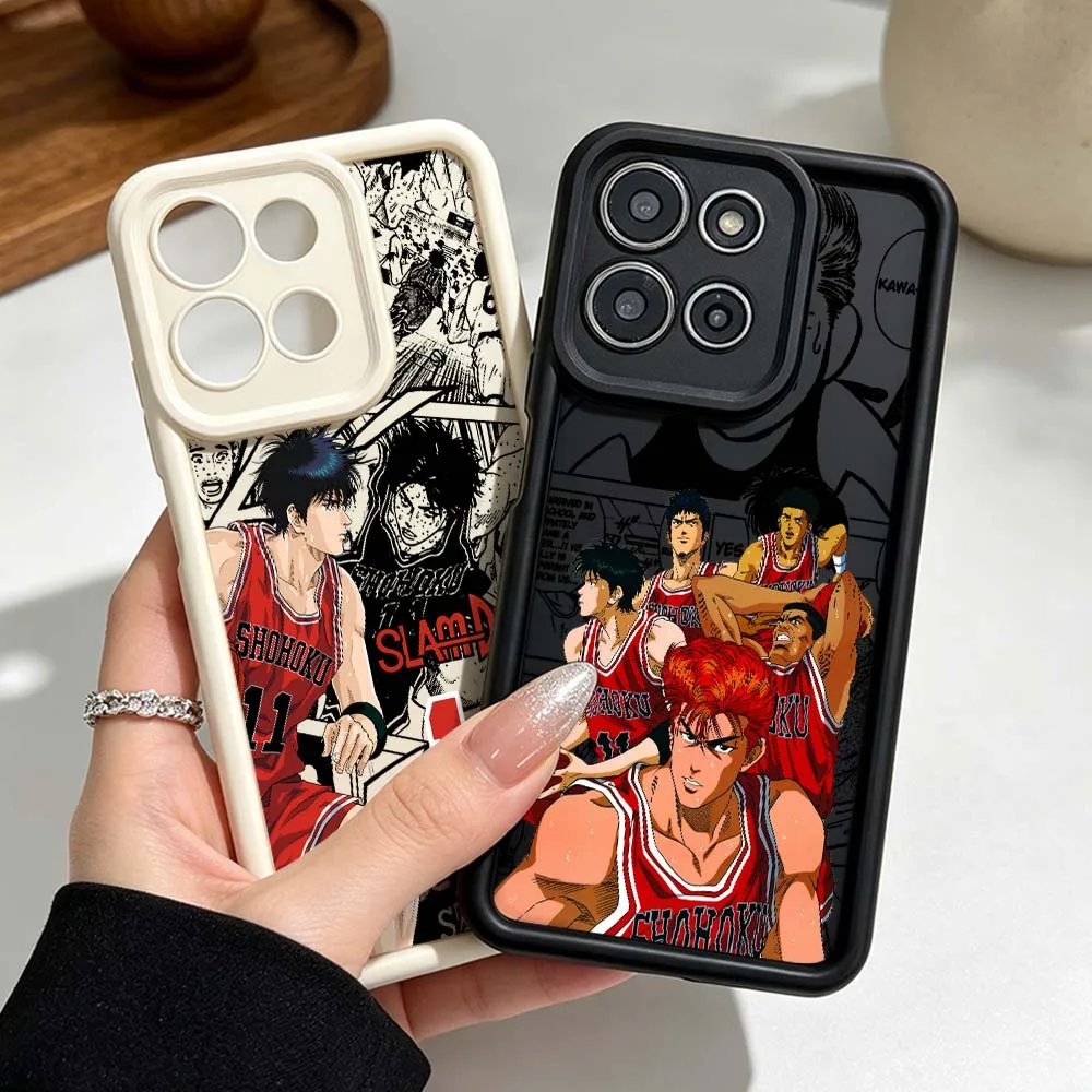 Фото Чехол для телефона S-Slam Dunk Animation для Motorola Moto G86 G85 G75 G56 G06 Edge 70 60 50 Fusion Eye Ladder, силиконовый чехол №1