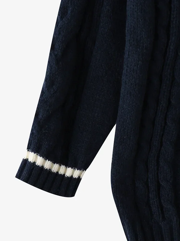 VONDA модные лоскутные свитера женская одежда трикотажные топы с длинными рукавами