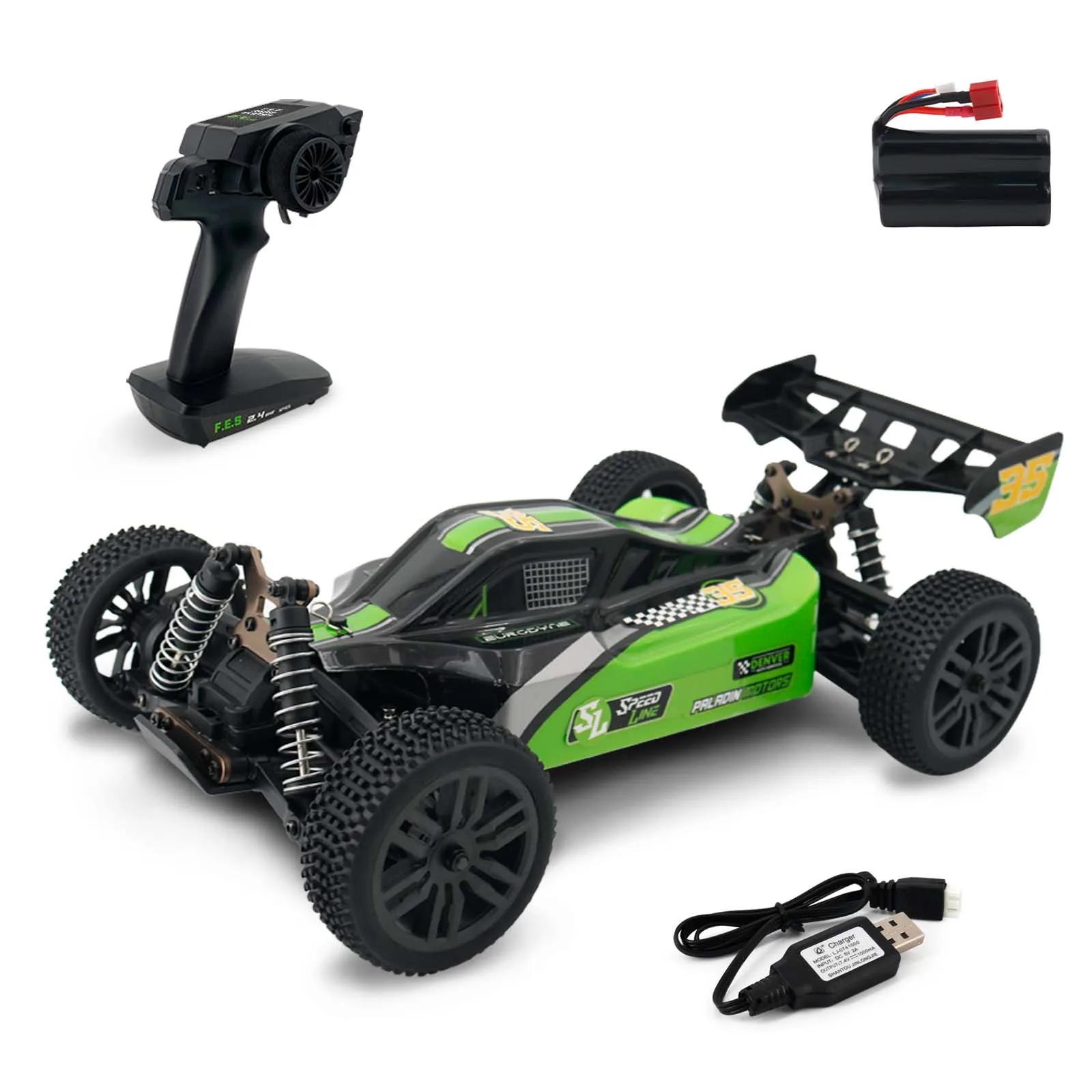 

JJRC Q126 RC Buggy Car 2.4GHz 1:10 Scale 4WD 48KM/H High Speed RC Car Remote Control Car Off Road Truck Gift Toy for Kids