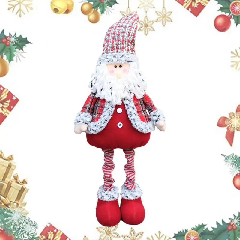 

Рождественская декоративная кукла, Рождественская Выдвижная кукла Санта-Клаус, e Snowmen, настольная Коллекционная кукла для дома