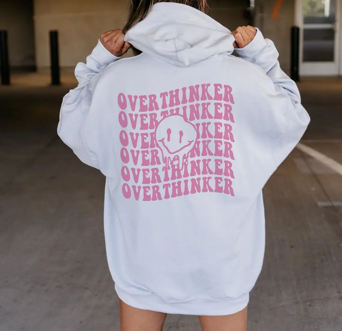 

OVERTHINKER Trendy Hoodie Sorority Hoodie Boyfriend Hoodie Be Kind Positive gift fashion youngs art Aesthetic Preppy Clothes