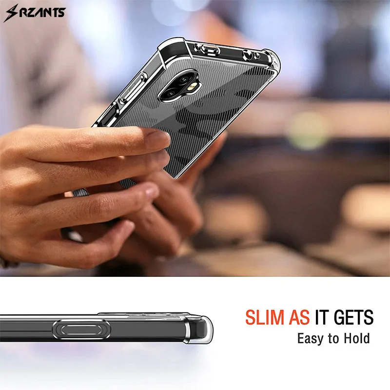 

Rzants case for Samsung Galaxy Xcover 6 Pro Four Cornor Strong Shockproof Half Clear Camouflage Cover