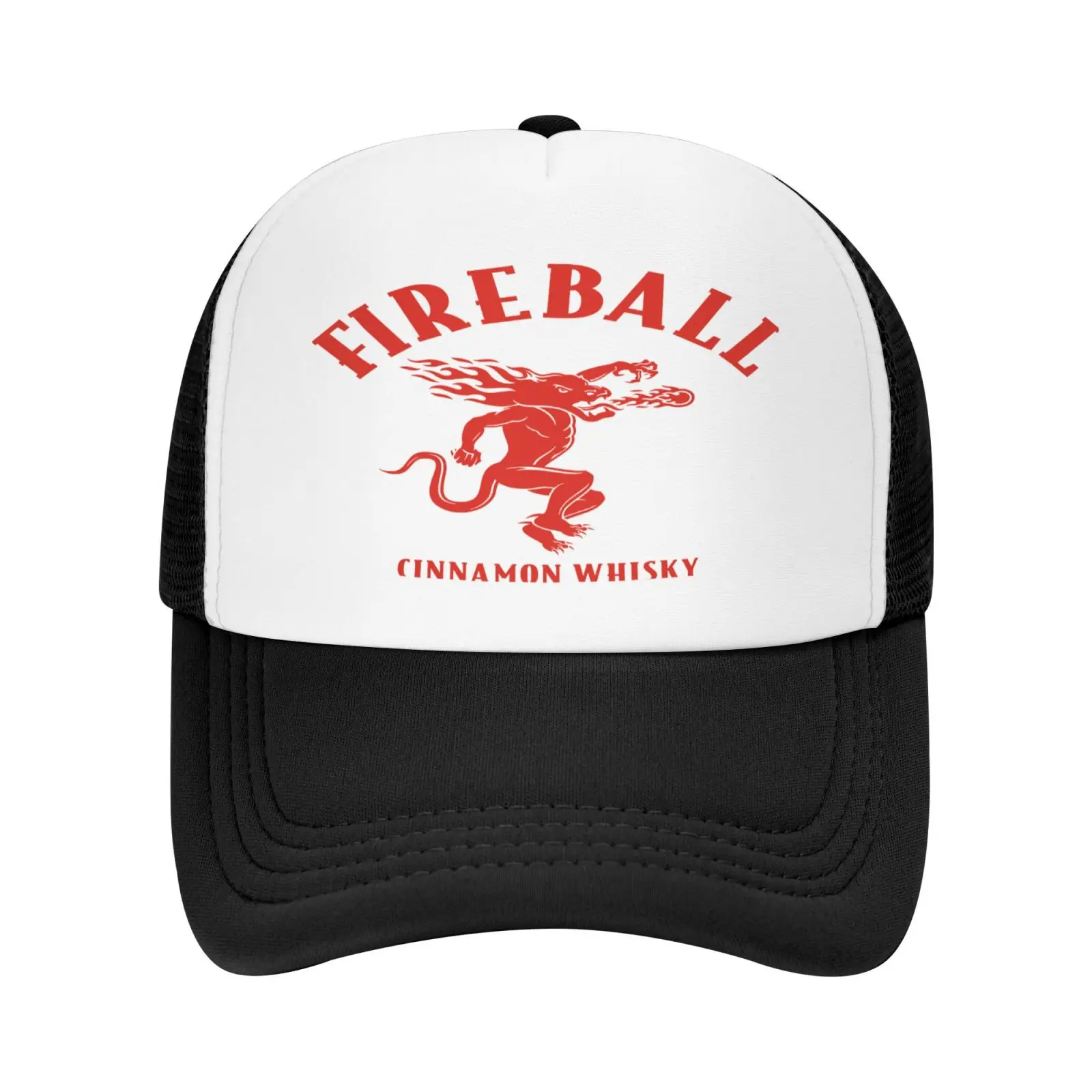 

Fireball Cinnamon Whiskey Comics History Cap Male Men's Caps Trucker Hat Brazil Winter Hat Trucker Hat Caps Cap Hats For Girls