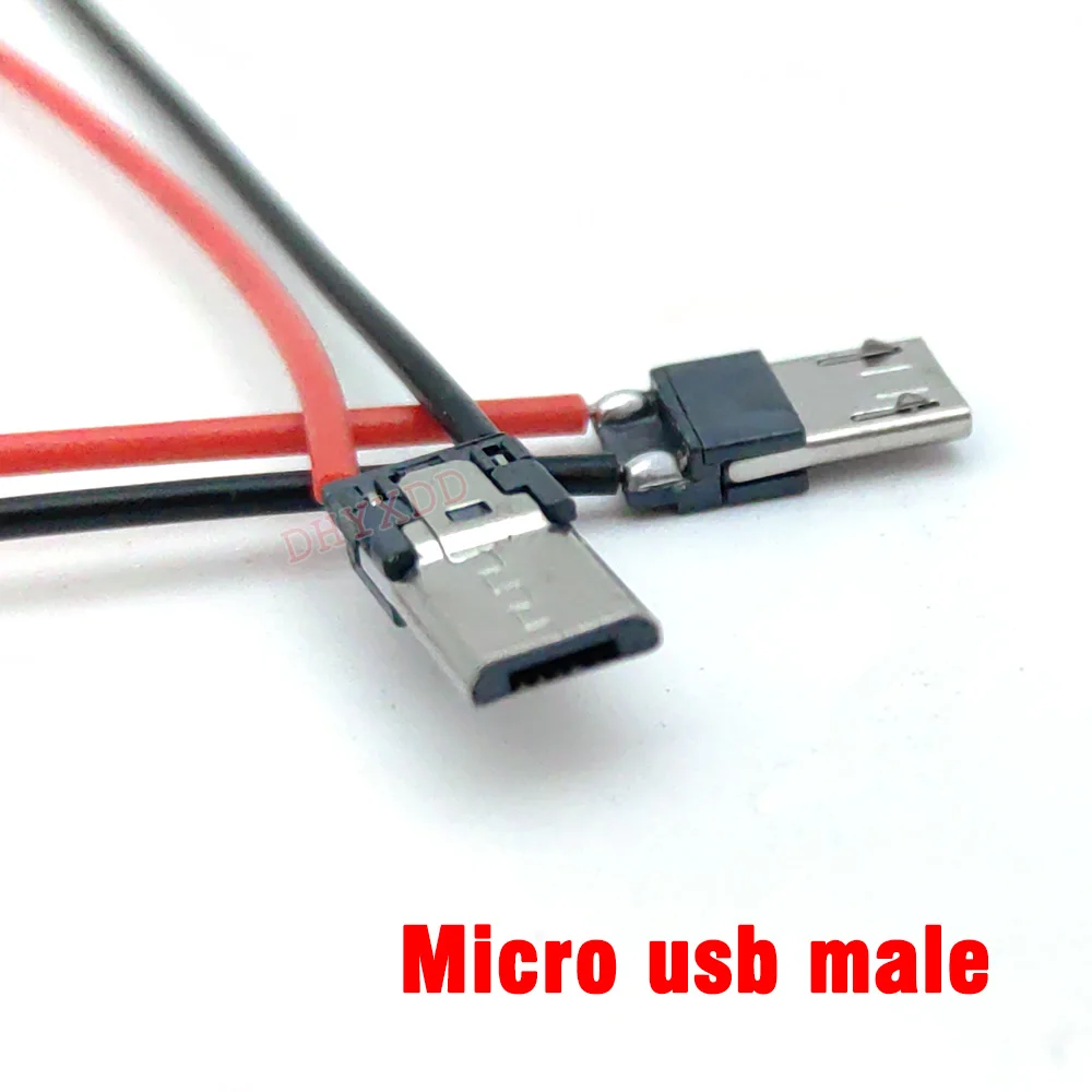 

10 шт. WCLDDCH 2P Micro USB мужской разъем
