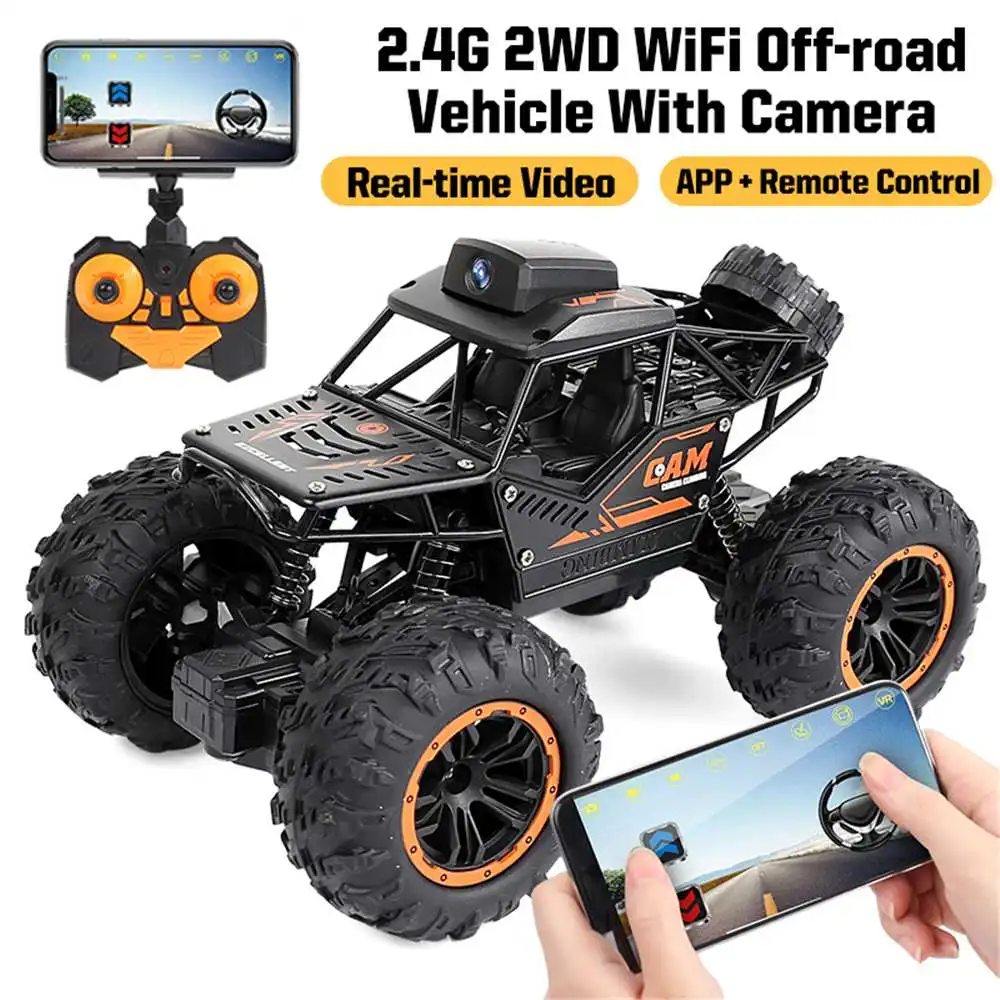 

1:18 2,4G внедорожник Радиоуправляемый автомобиль Wi-Fi FPV HD камера высокоскоростной пульт дистанционного управления Дрифт машина восхождение г...