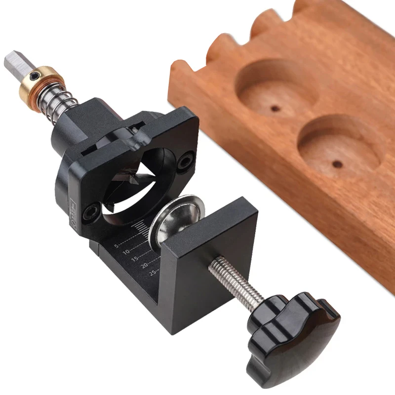 

Integrated Hinge Hole Drill Jig Automatic Pocket Guide Bits Woodworking Tools With Forstner drill bit for Hinge Punch