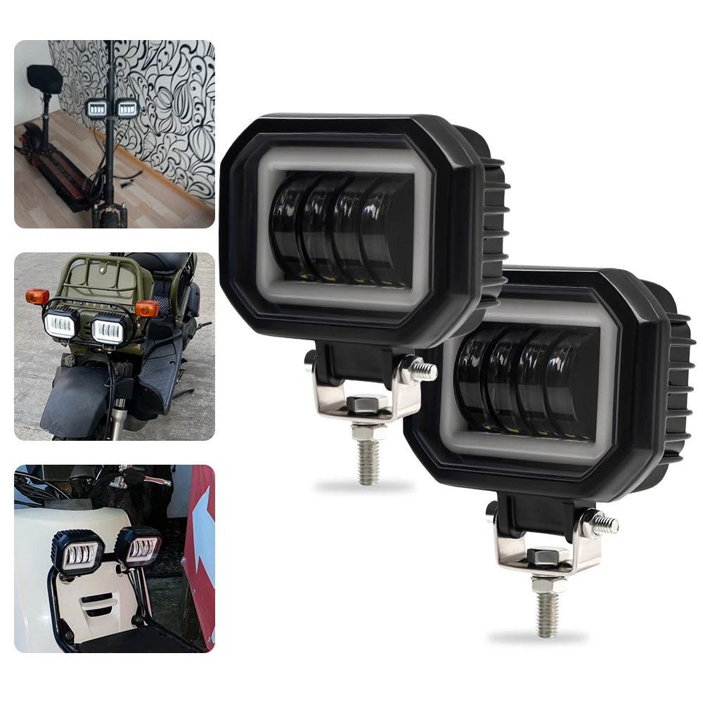 40 Вт 30 20 яркая квадратная/круглая фара для Arctic V2 + V3 Противотуманные фары с