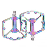 meroca bike pedals ultralight aluminum alloy 3 bearing cycling pedals widen non slip stable bicycle pedal bicycle accessories