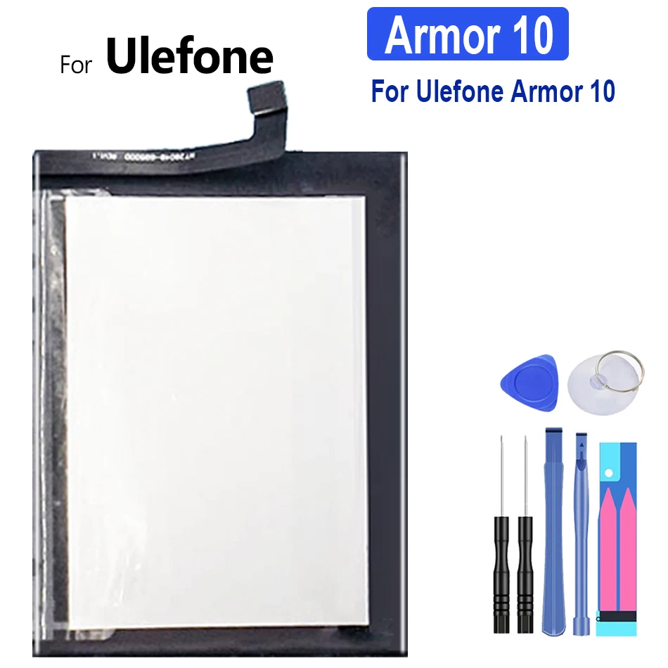 

5800mAh For Ulefone Armor 10 Battery Mobile Phone Replacement High Quality Batteria For Ulefone Armor10 With Tools