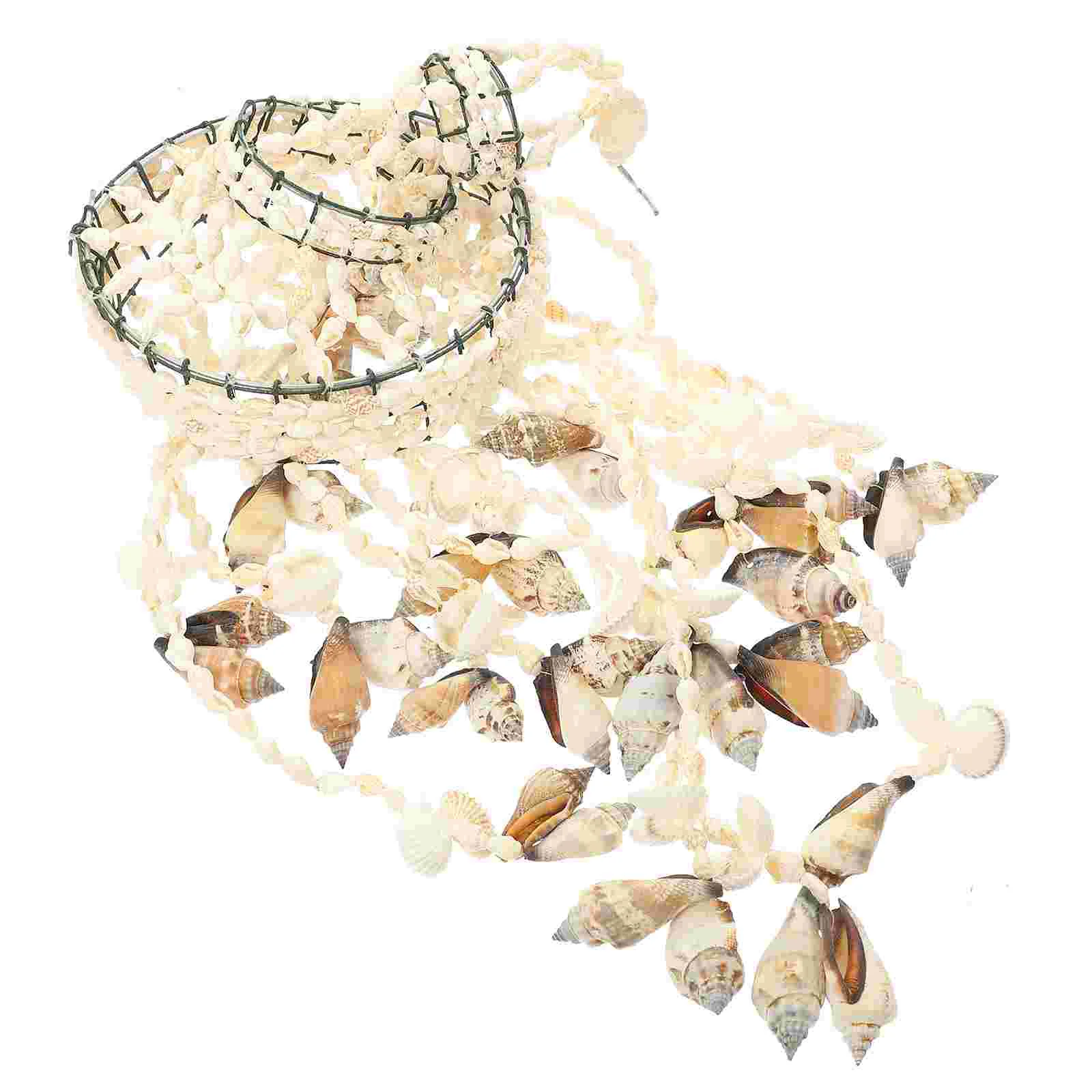 

Hanging Wind Chime Outdoor Decorations Conch Wind Chime Decor Home Shell Wind Chime Accessories Nautical Ornaments