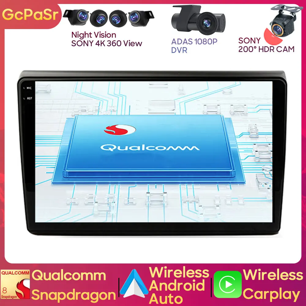 Video Player Multimedia Navigation Gps Carplay 5g Wifi No 2din Dvd