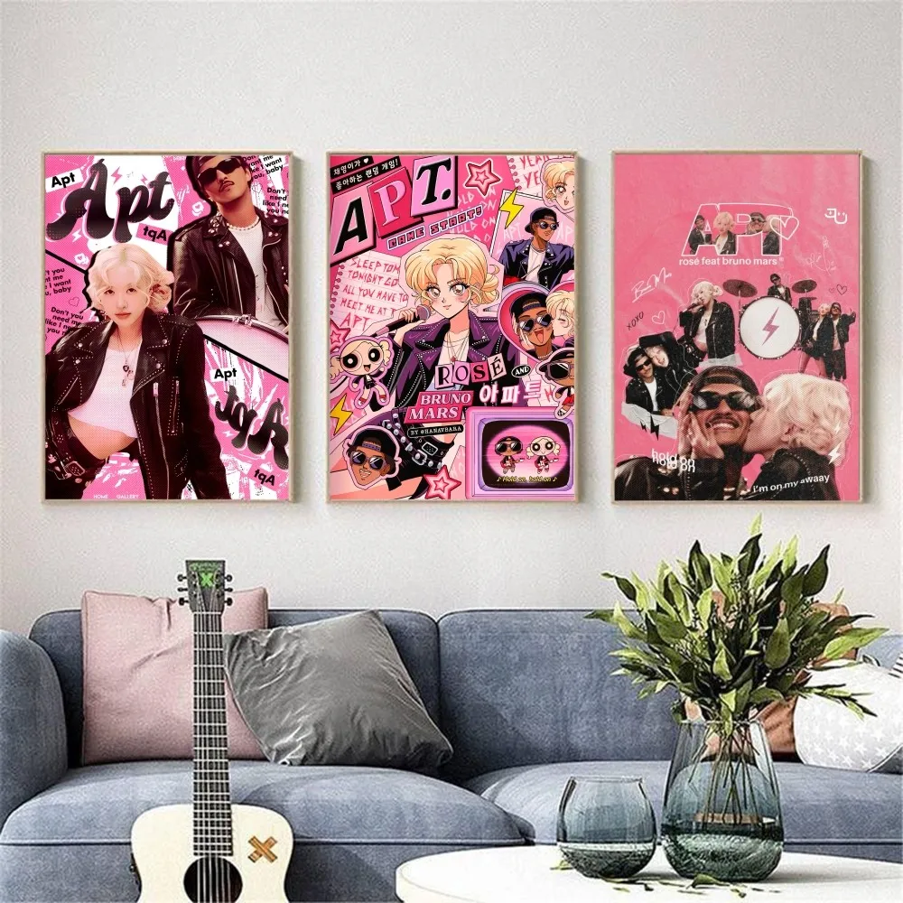 КПП РОЗЬ МАТ! Альбом Плакат HD арт липкая стена водонепроницаемый дом гостиная