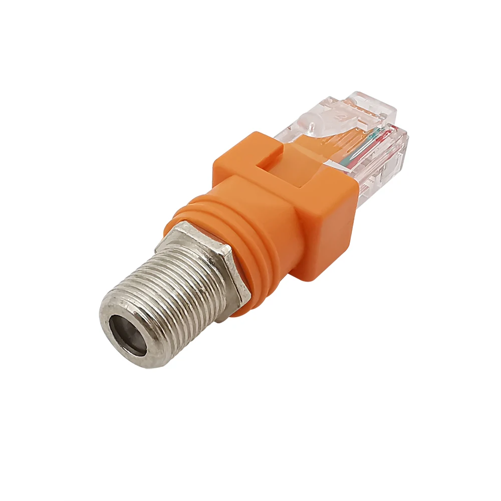 

1/3 шт., коаксиальный разъем типа F мама-RJ45 папа