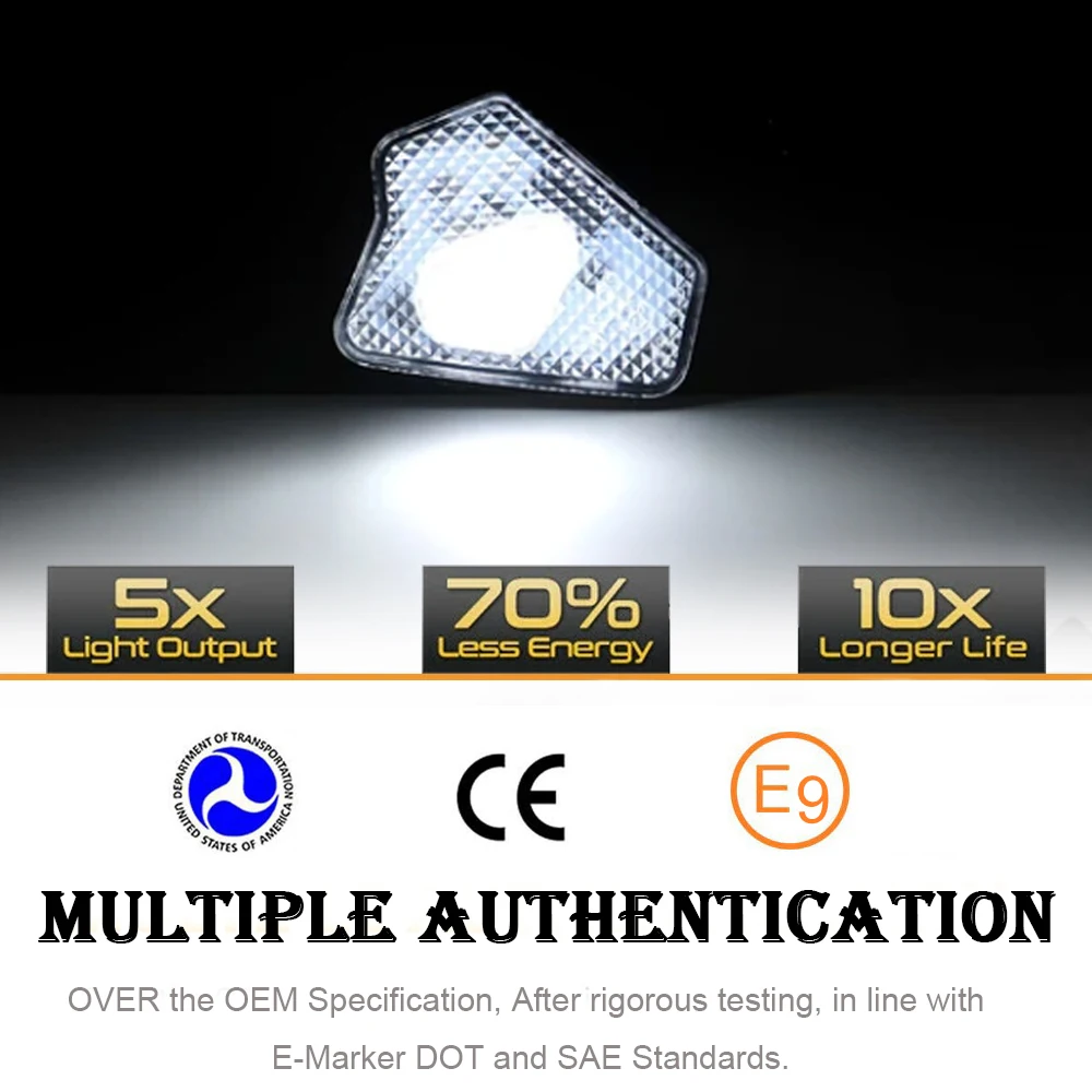 2 шт. светодиодные лампы зеркала мерседес для заднего вида GLC200 GLK200 GLA180 CLS280 CLS220 CLA180