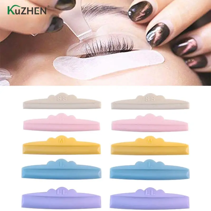 

5/3Pair ​Silicone Eyelash Perm Pad Eyelash Extension Curler Accessorie Lashes Rods Shield Lifting Applicator Makeup Tool