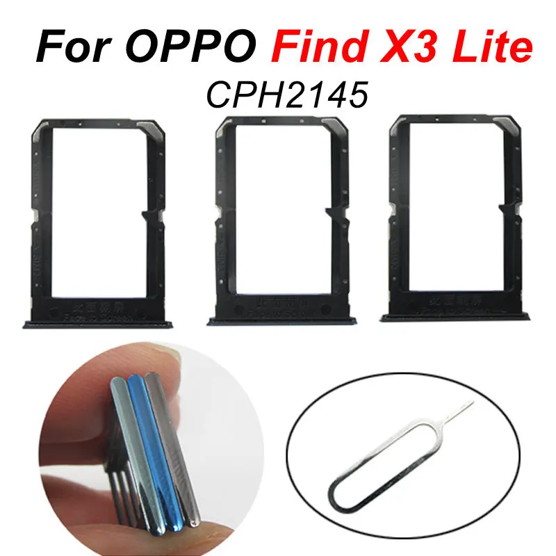 

Лотки для SIM-карты для OPPO Find X3 Lite 5G SIM адаптер держателя слота Socket CPH2145