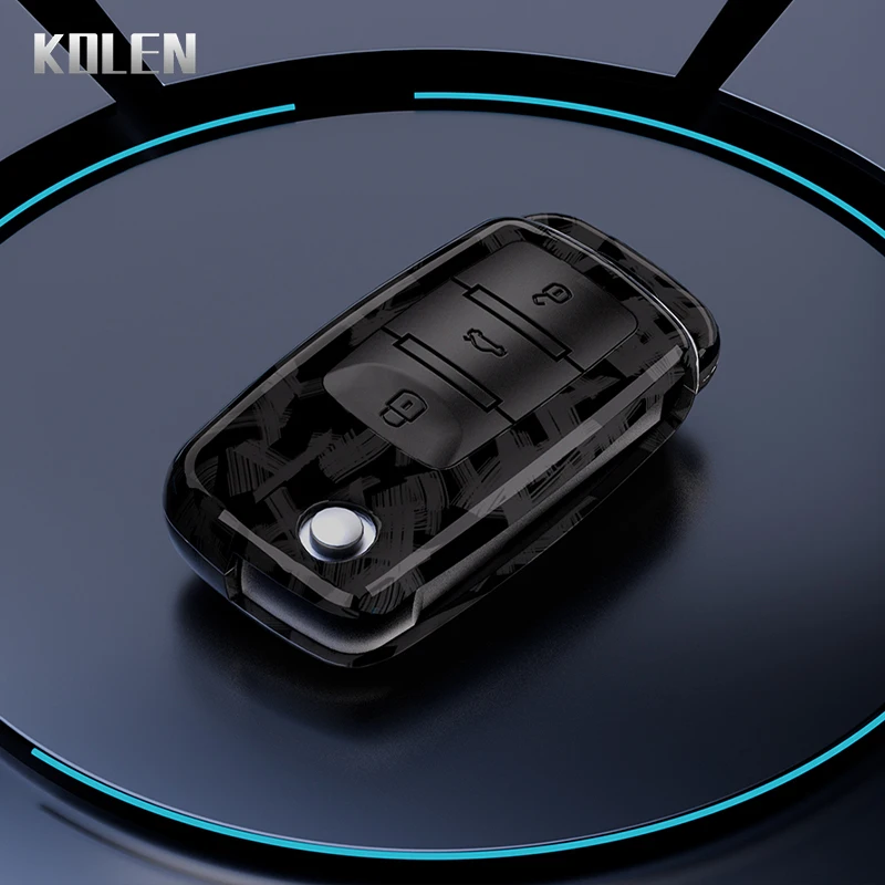 

Чехол Для Ключей Из АБС-пластика Для Volkswagen VW Polo Golf Passat Beetle Caddy Tiguan Skoda Octavia Kodiaq Seat Leon Altea ...