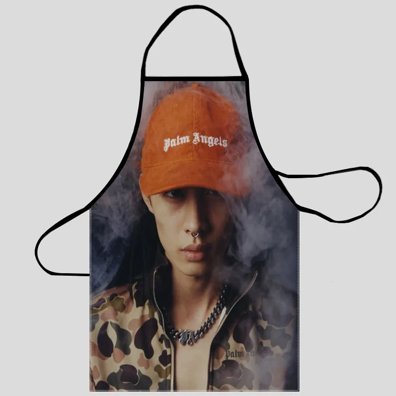 

Фартук JUNG JAEWON из ткани Оксфорд для мужчин и женщин, нагрудники, домашние фартуки для готовки, выпечки, уборки, кухонные принадлежности