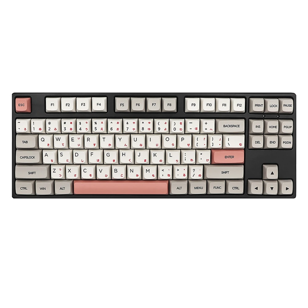 126 клавиш/набор 9009 Ретро профиль XDA колпачок для механической клавиатуры DIY PBT DYE-SUB