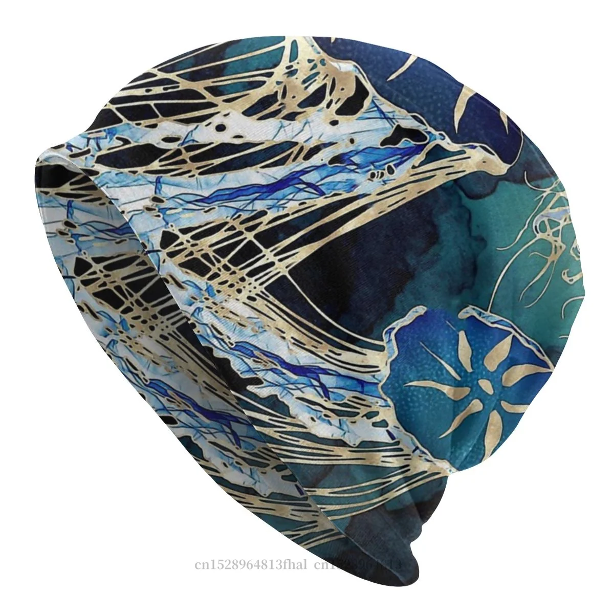 

Hat Metallic Jellyfish Autumn Spring Caps For Men Women Geometric Mountain Sun Skullies Beanies Ski Caps Cotton Bonnet Hats
