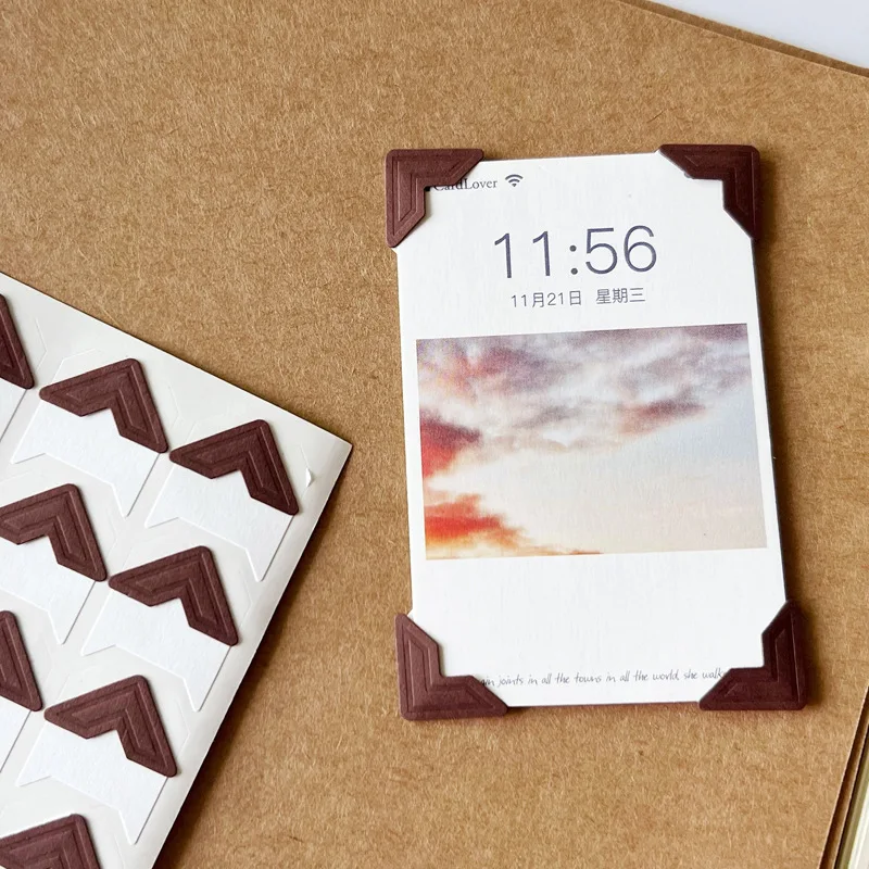 

Самоклеящиеся винтажные наклейки из крафт-бумаги для фотоальбомов