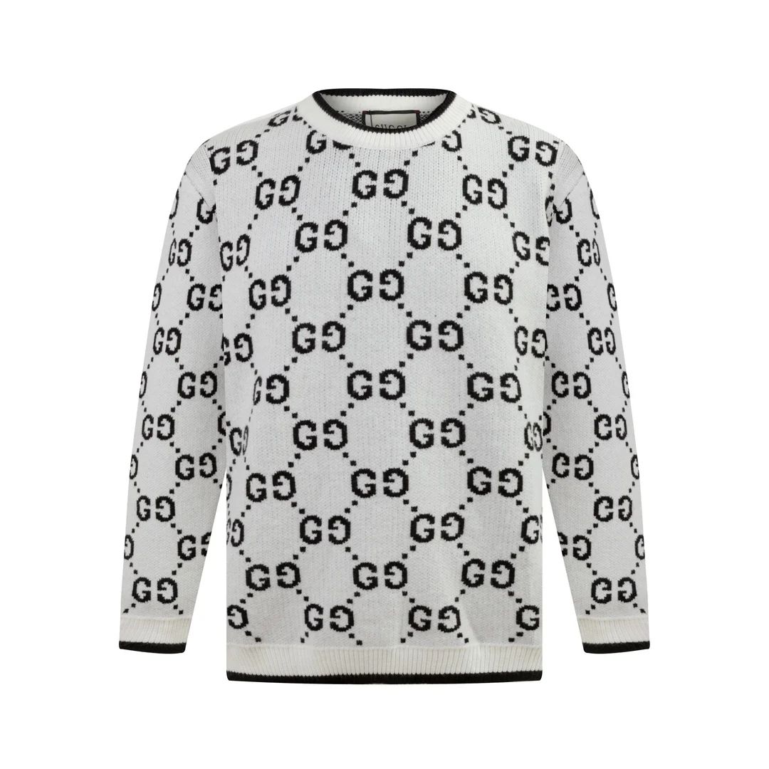 Свитер Gucci согреться Тонкая посадка Мода вязаный Мягкий и удобный ткань высокого