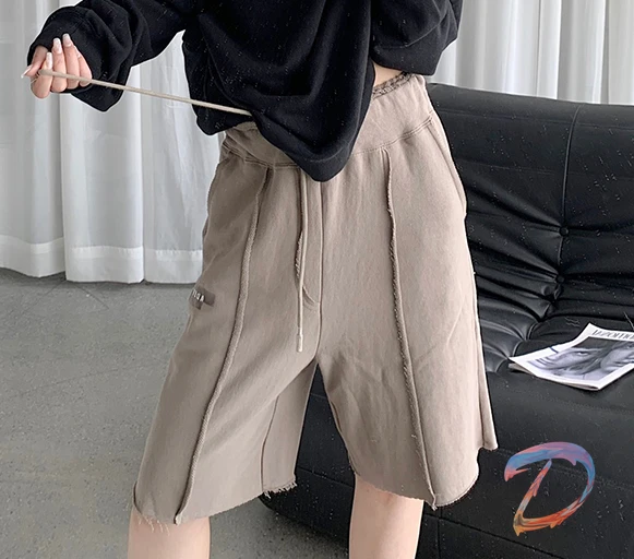 

Oversize Ader Error Shorts High Quality Stitching Plastic Terry Shorts Men's Women's Adererror Drawstring Track Shorts