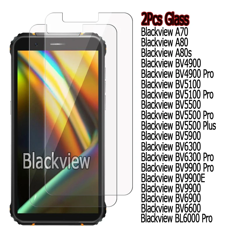 2-1 шт. чехол для Blackview BV6600 BL5000 BL6000 BV6900 BV9900 E BV6300 BV5900 BV5500 BV5100 BV4900 Pro A70 A80 A80s стеклянная пленка