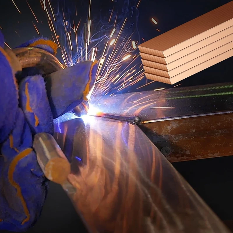 Плоский сварочный стержень GTBL 40 из медного сплава промышленный подходит для