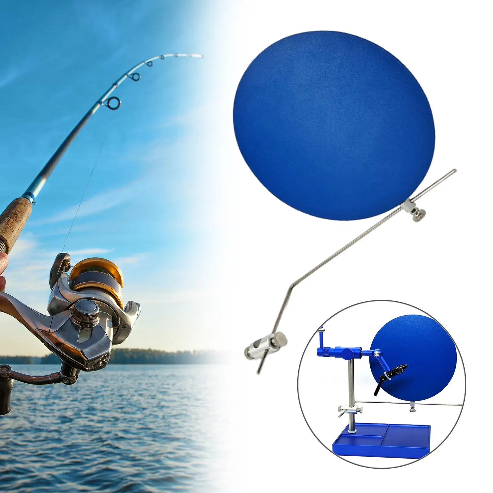 Универсальная Портативная металлическая доска для завязывания мушек аксессуары