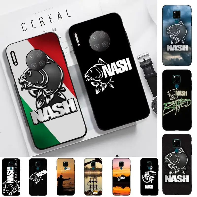 

Nash Fishing Logo Phone Case for Huawei Mate 20 10 9 40 30 lite pro X Nova 2 3i 7se