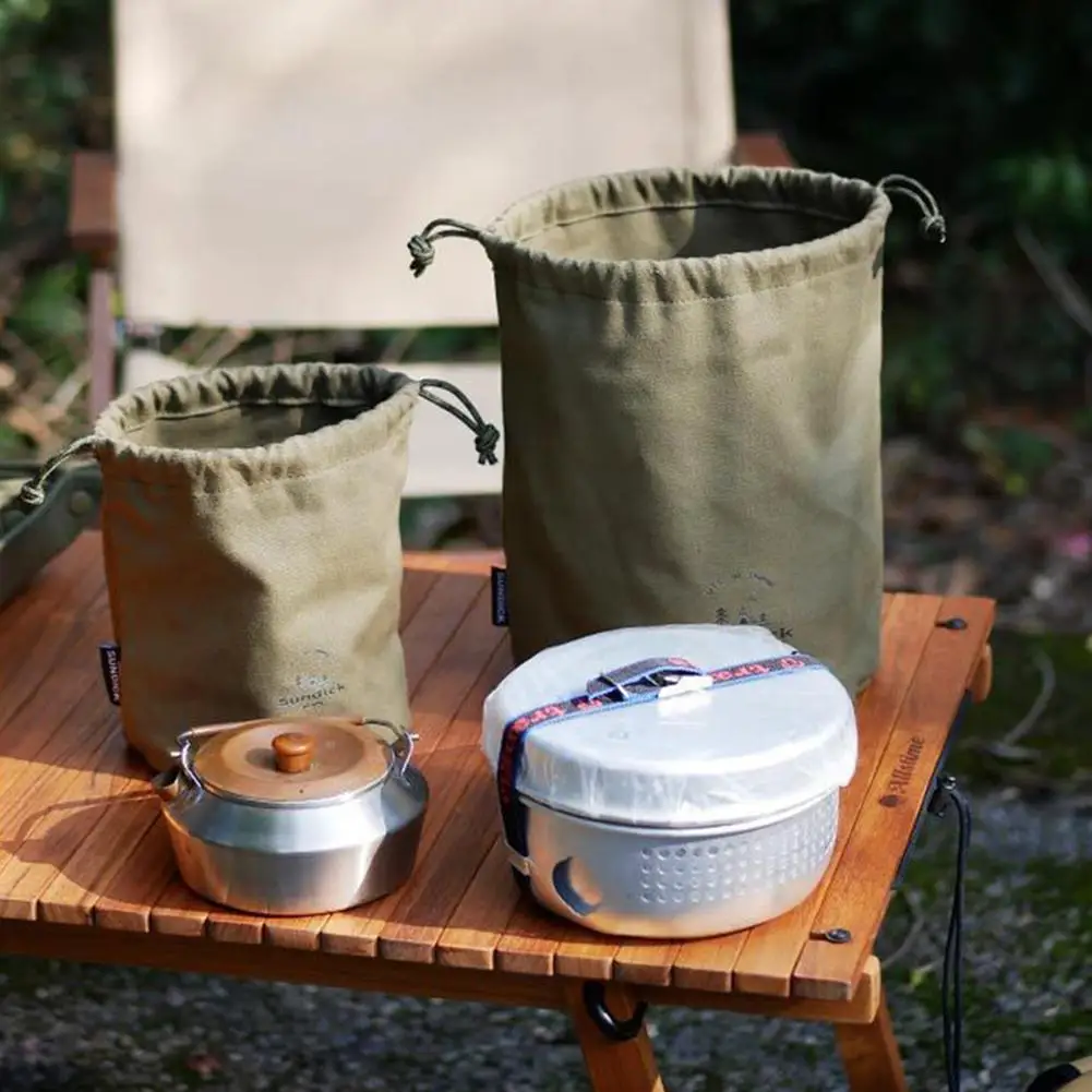 

Outdoor Camping Cutlery Storage Bag With Compartment Sundries Storage Bag Camping Equipment Supplies Wholesale Dropshipping