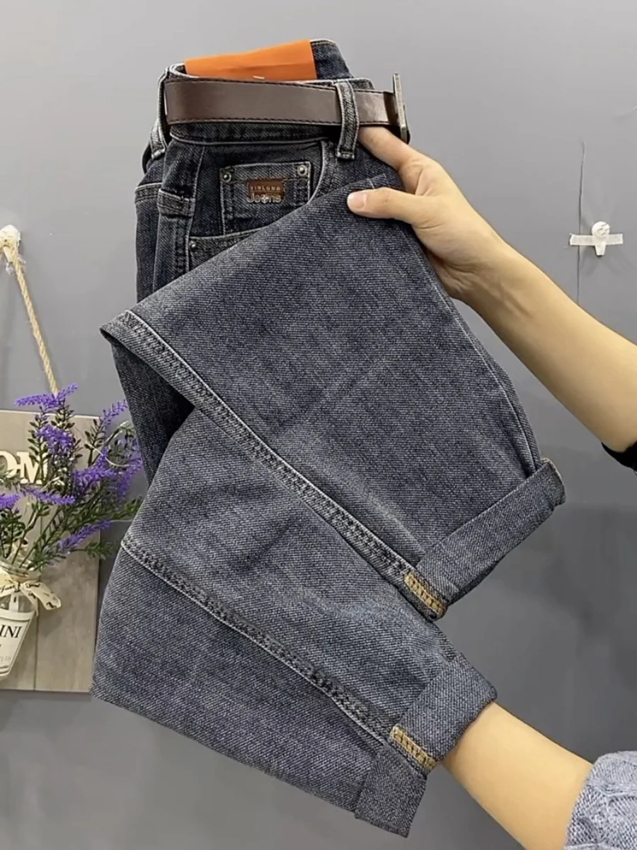 Женские джинсы Y2k модель 2024 года новые женские с завышенной талией обтягивающие
