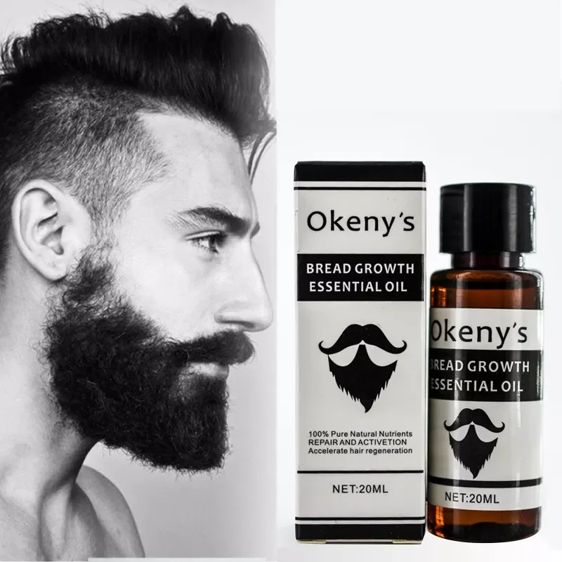 New in Original 100% Natural Accelerate Beard Growth Oil Beard Growth Oil Mustache Grow Stimulator Facial Hair Moisturizing free