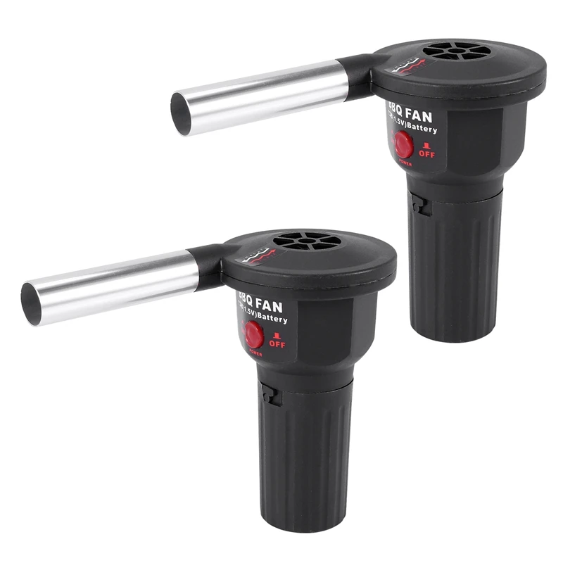 

2X Outdoor Portable Electric Blower Barbecue Hair Dryer Fire Tool