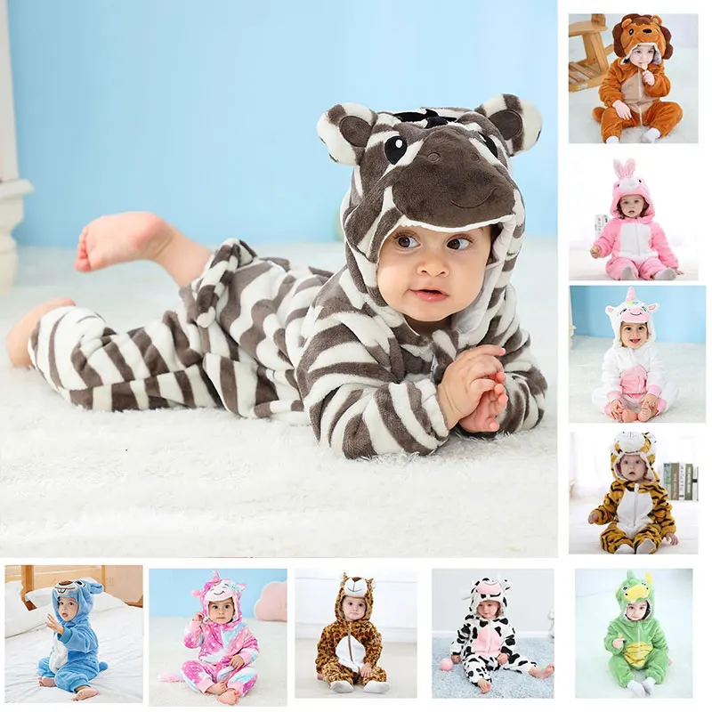 

Baby Born Clothes Newborn Rompers Animal Tiger Panda Lion Onesie Girls Boys Jumpsuits Stitch Pajamas Christmas Outfits Overalls