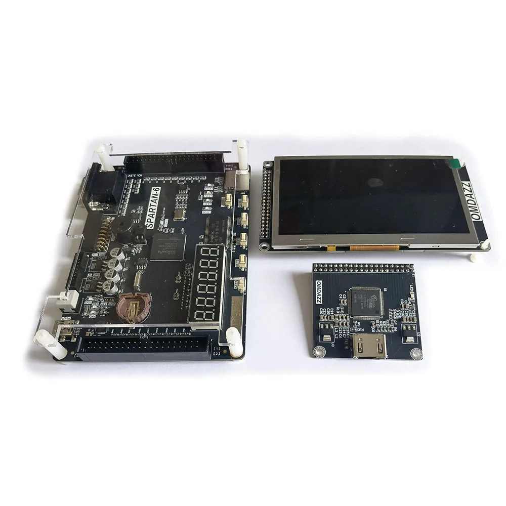 Фото Плата для разработки AvaCoreFPGA Xilinx Spartan-6 XC6SLX16-2FTG256 с 256 МБ SDRAM, SD-картой, VGA, LCD, TFT, HDMI-совместимая №2