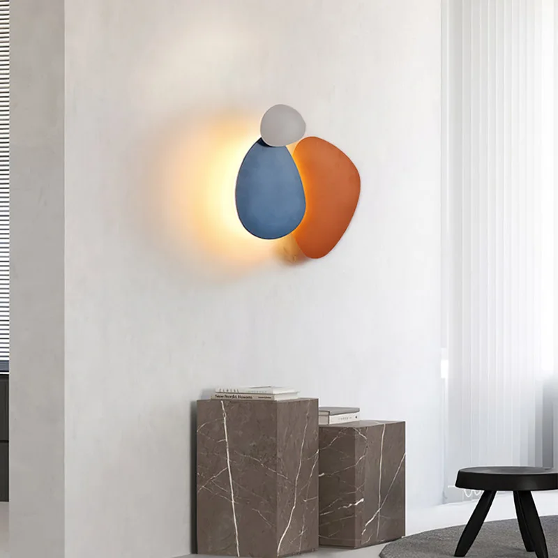 

Modern Colorful LED Wall Light For Living Room Room Decor Telehone Background Wall Lamp Home Decor Sconce Wall Lighting