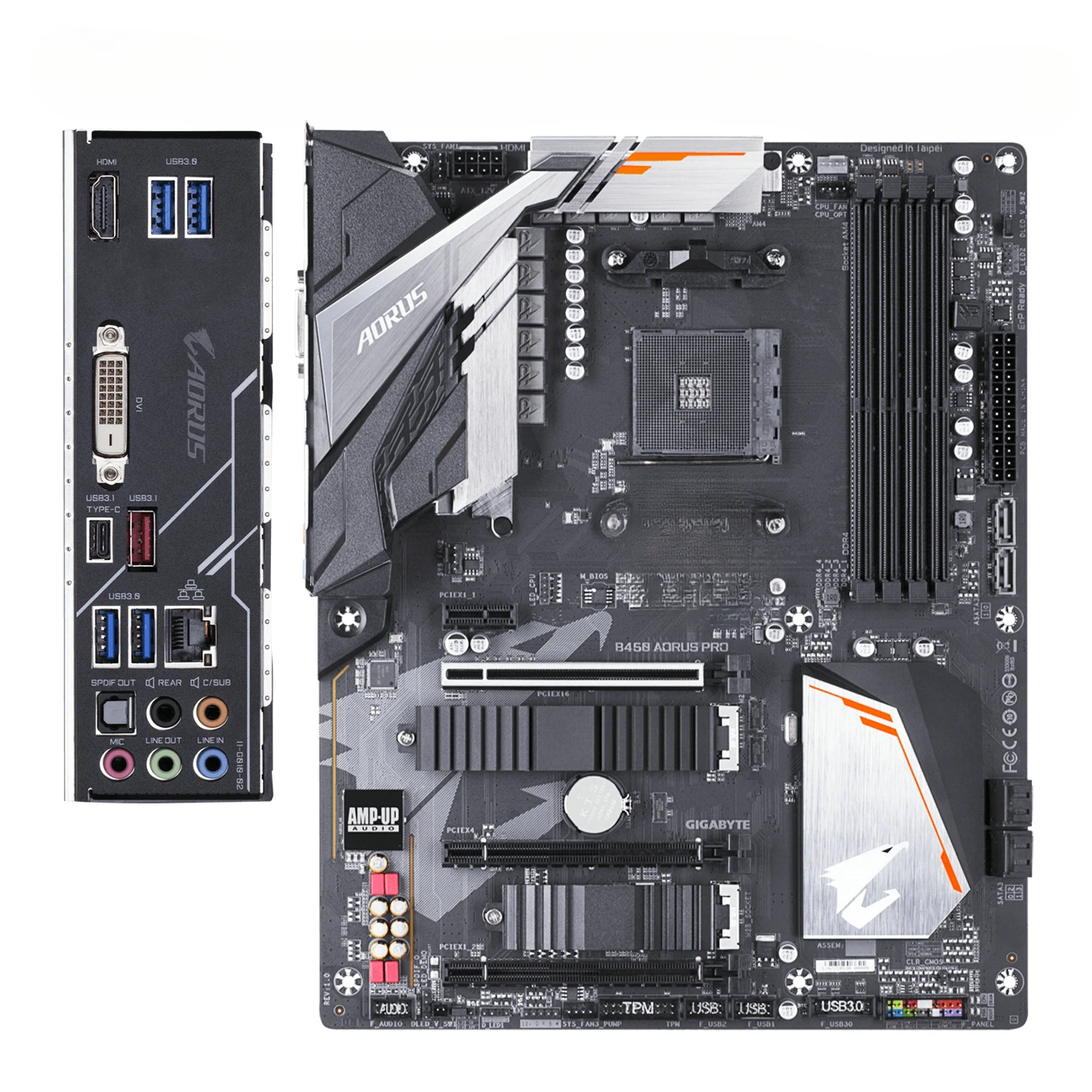 Для Gigabyte B450M B450 AORI ELITE PRO M настольная основная плата DDR4