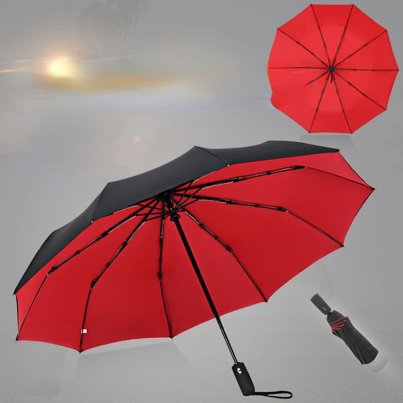 

Windproof Double Automatic Folding Umbrella Female Male Ten Bone Car Luxury Large Business Umbrellas Men Rain Women Gift Parasol