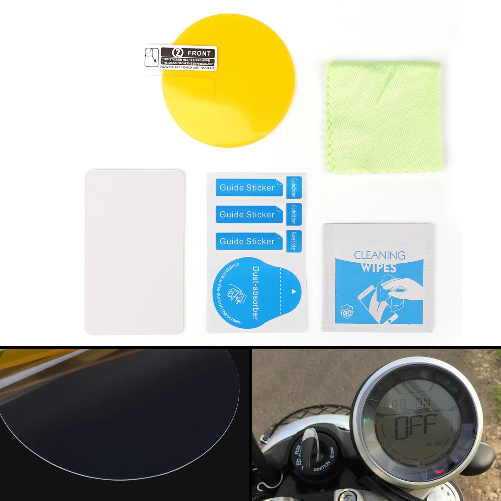 

Artudatech Cluster Scratch Protection Film / Screen Blue-Ray for DUCATI SCRAMBLER