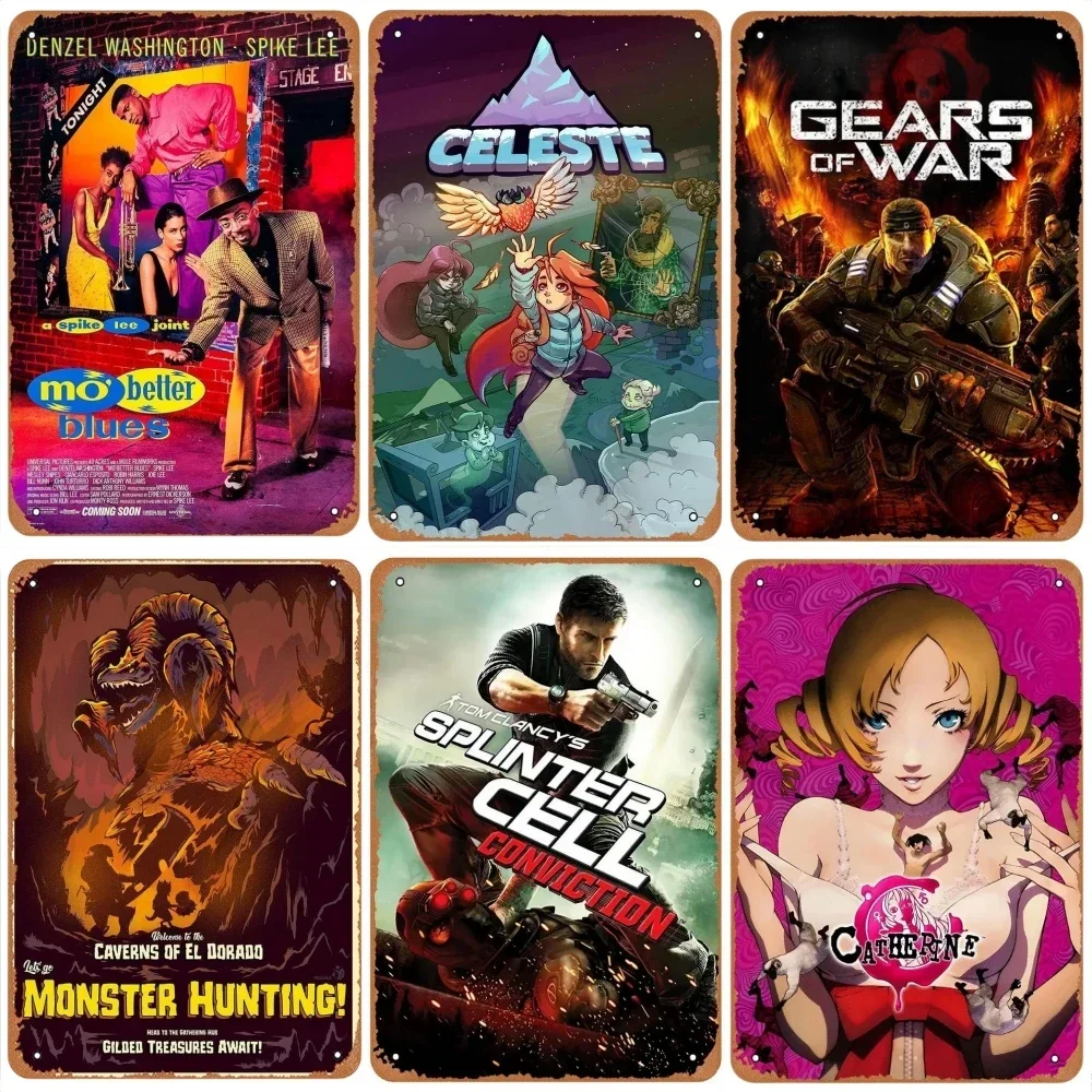 Винтажная Металлическая Жестяная Вывеска Из Фильма Классический Киностиль